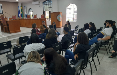 Câmara recebe visita de alunos do 9º Ano do Colégio Cenecista Marechal Rondon
